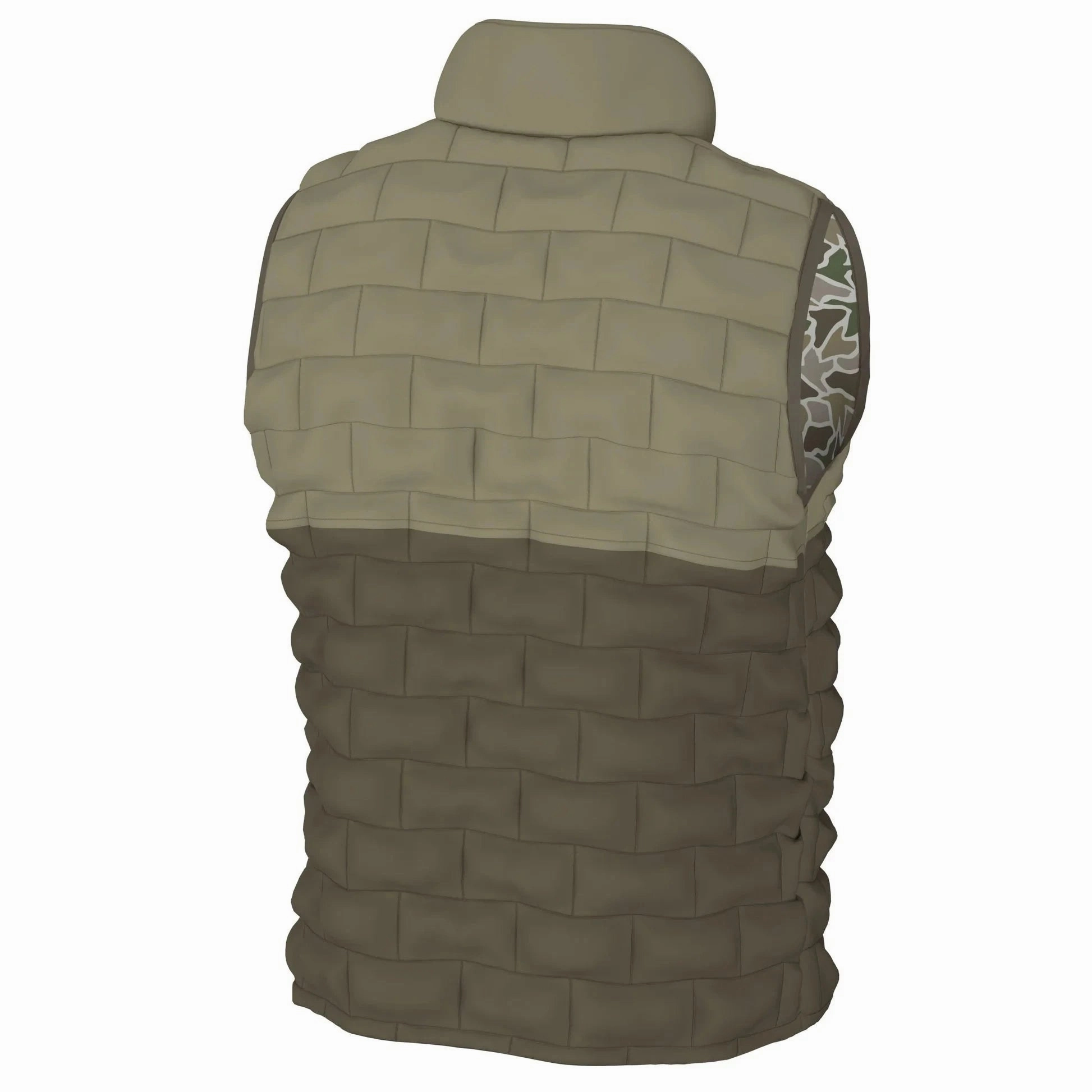 Local Boy Men's Duck Down Reversible Vest Celebrity Worn