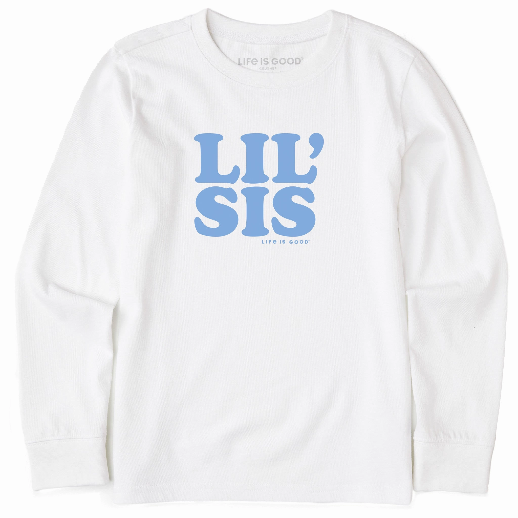 Basic Comfort Kids Lil Sis Long Sleeve Crusher Tee