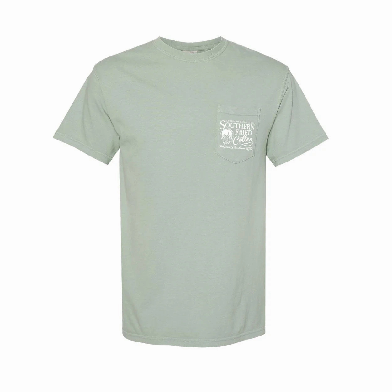 Southern Fried Cotton Old School Camo Badge Tee - Bay Perfect Fit