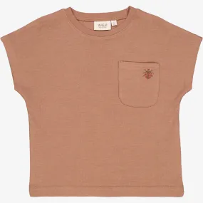 T-Shirt Ladybug Embroidery - vintage rose homecoming Vibrant Prints