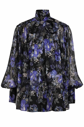 Versatile Layering Piece Youth fashion Lyrical Lantern Blouse