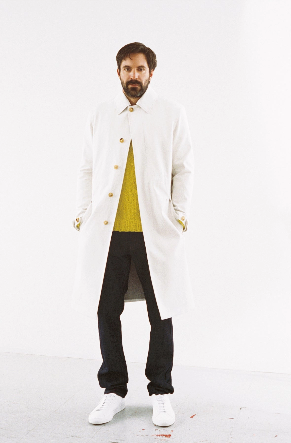 Eco Friendly Textile gear up Malraux Parka in Pale Grey Cotton