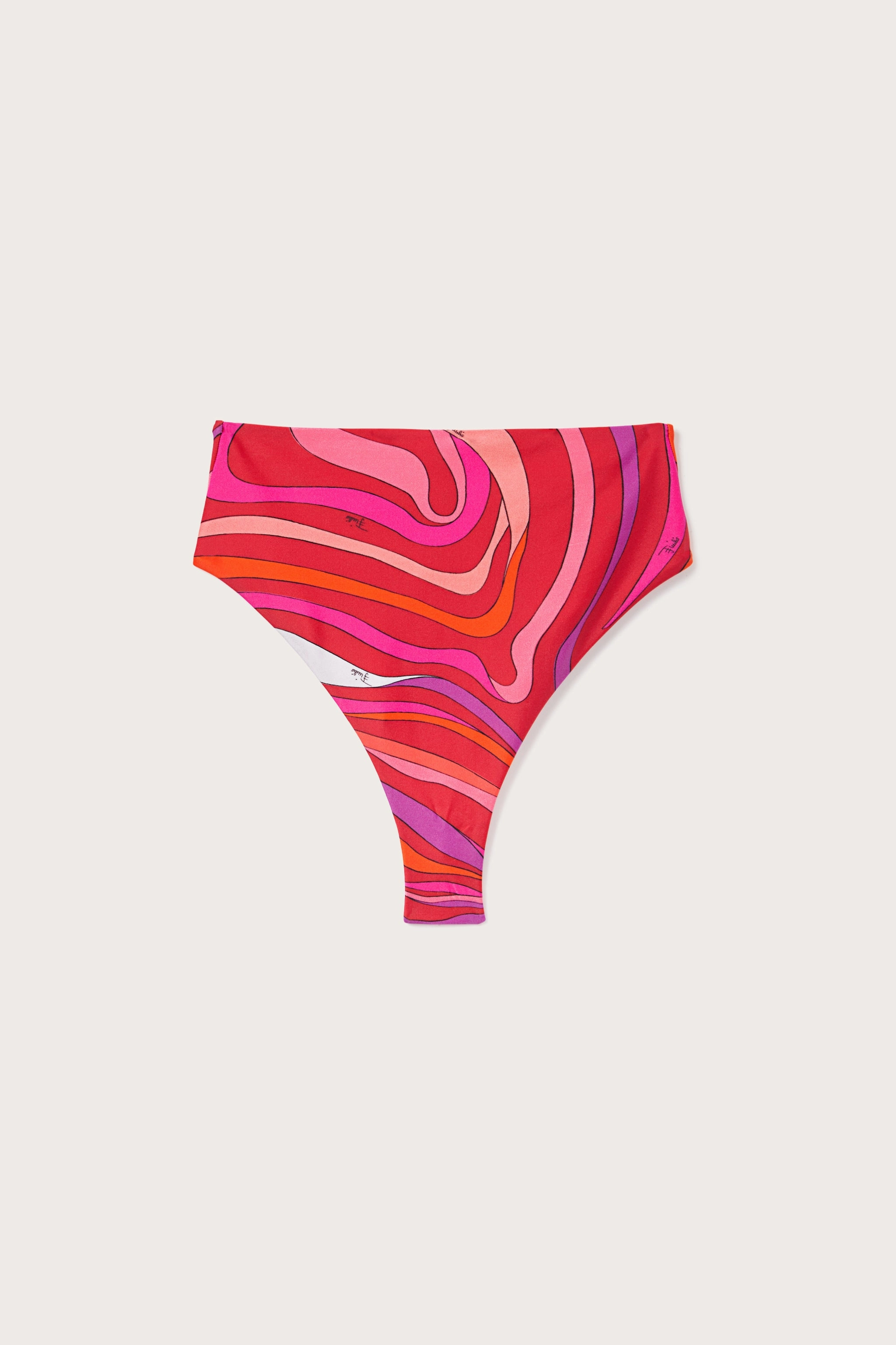 Marmo High Waist Bikini Brief Casual Day Out Snag Resistant Fabric