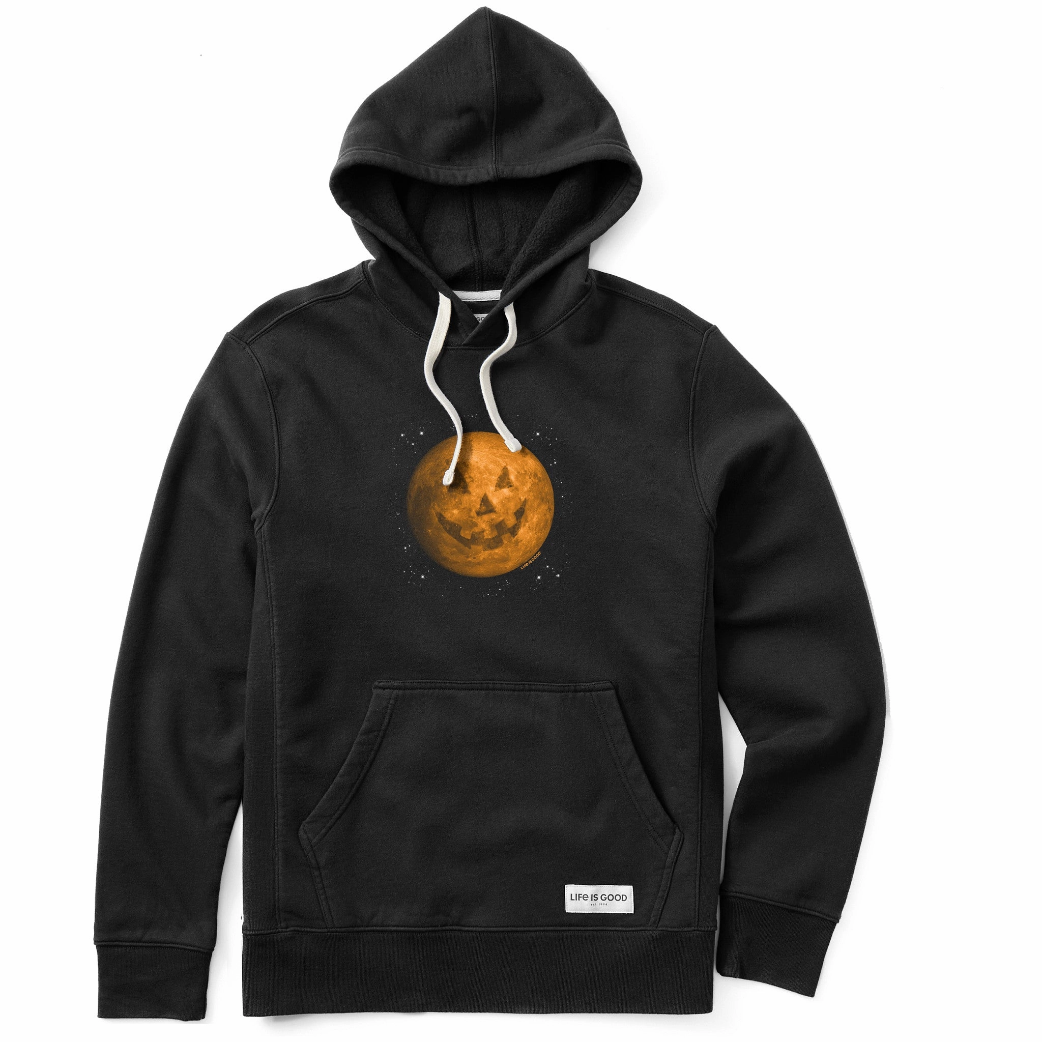 Men's Celestial Jack-O-Moon Simply True Fleece Hoodie Casual Comfort Look