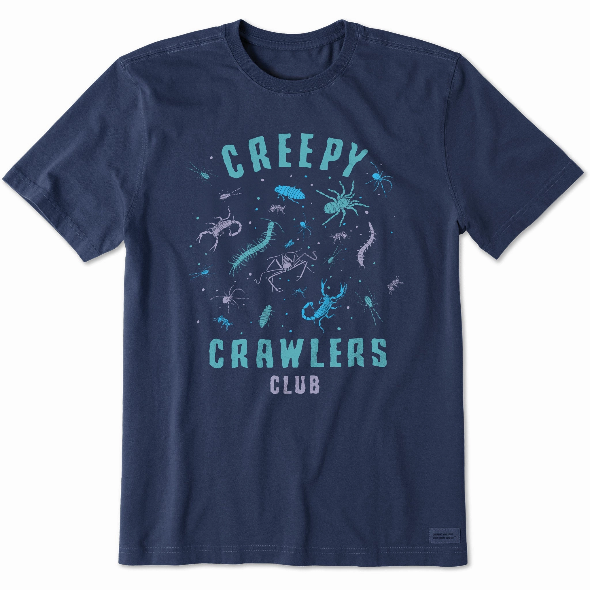 Active Trend Unisex Men's Creepy Crawlers Club Short Sleeve Tee
