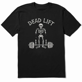 Men's Dead Lift Short Sleeve Crusher Tee Modern Fit Quick Fit Design