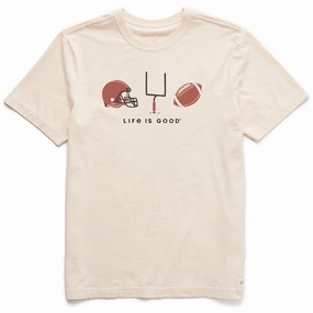 Men's Football Trio Short Sleeve Crusher Tee Stretch Wear Lightweight Material