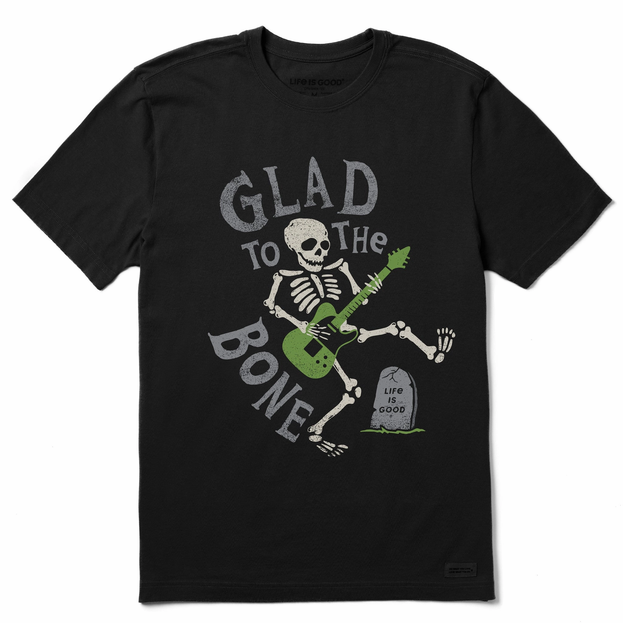 Men's Glad to the Bone Short Sleeve Crusher Tee Soft Touch Texture