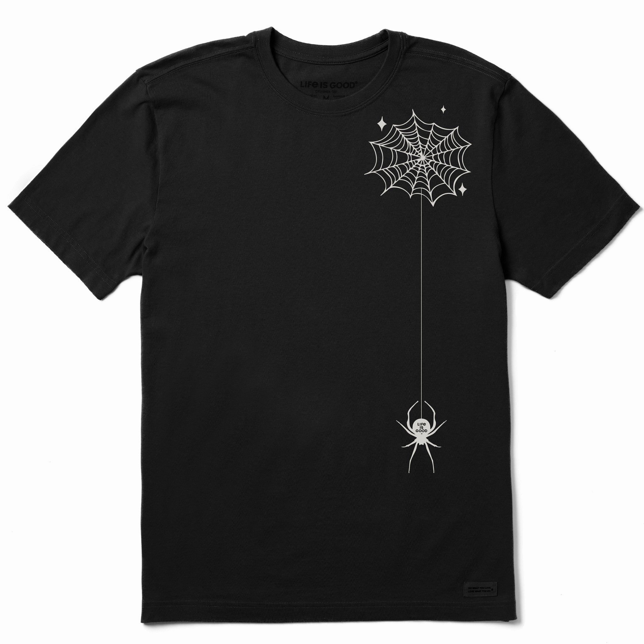 Outdoor Activity Men's Halloween Spider Short Sleeve Crusher Tee