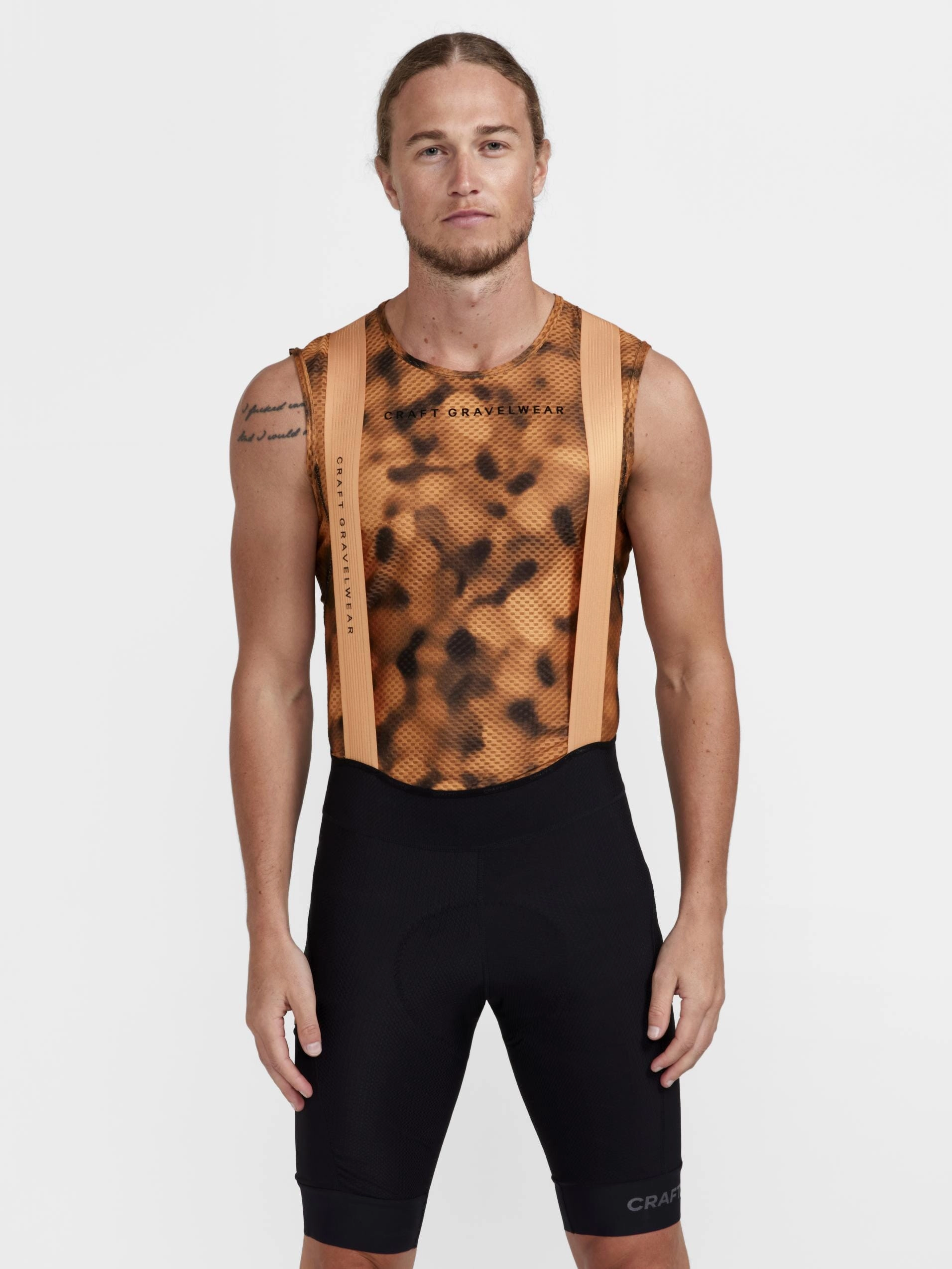 hypoallergenic material Full Flex Men's PRO Gravel Bike Bib Shorts