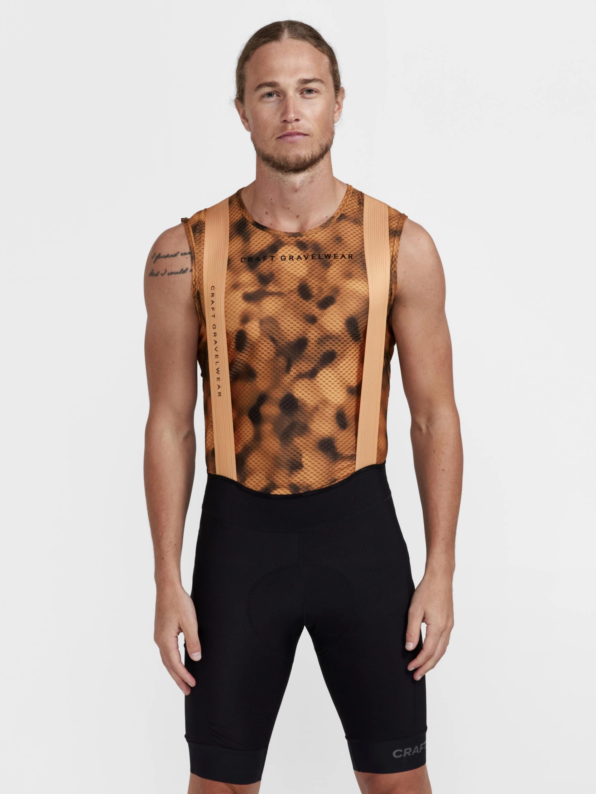 Skinny Fit Men's PRO Gravel Bike Bib Shorts