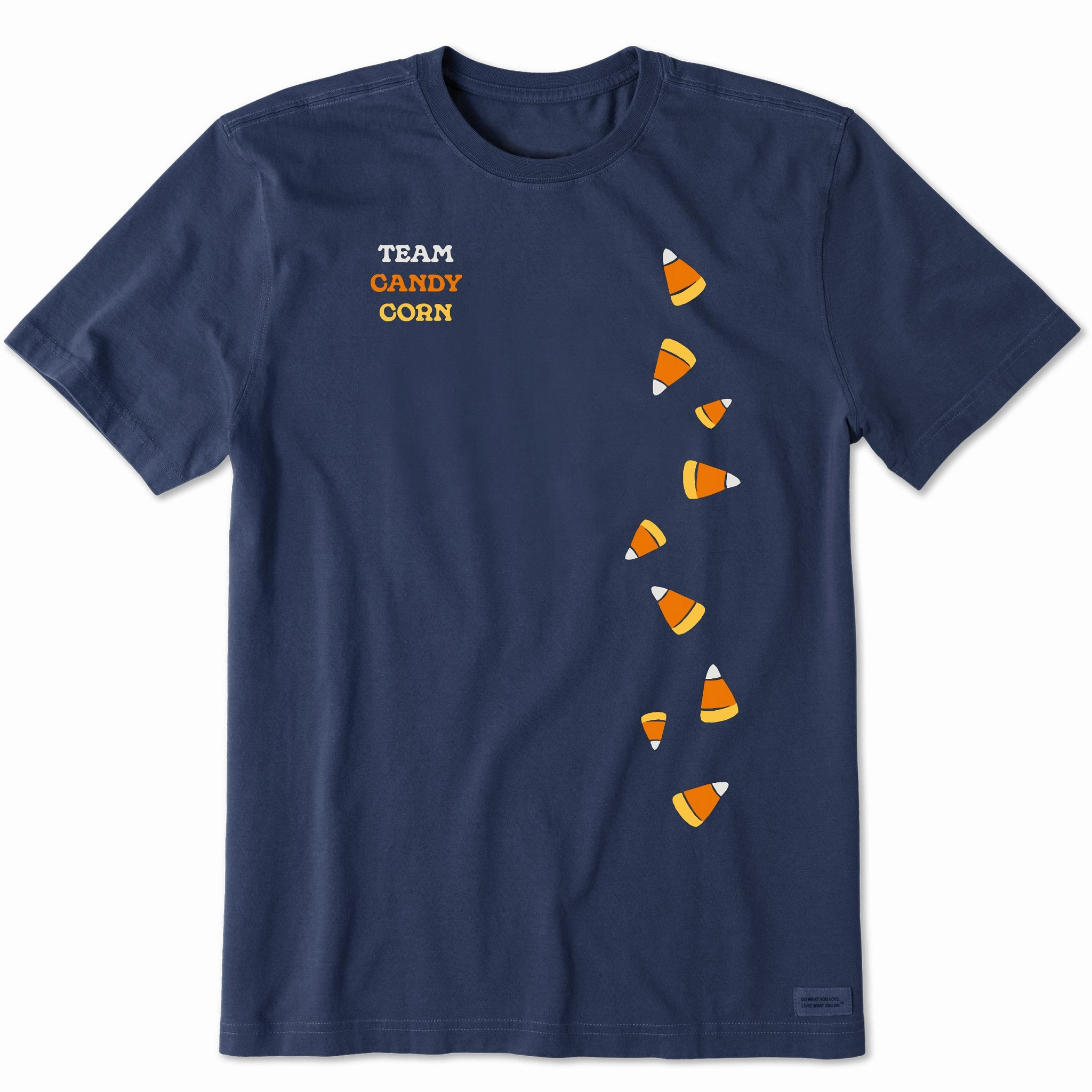 anti static coating Outdoor Adventure Men's Scattered Candy Corn Short Sleeve Crusher Tee