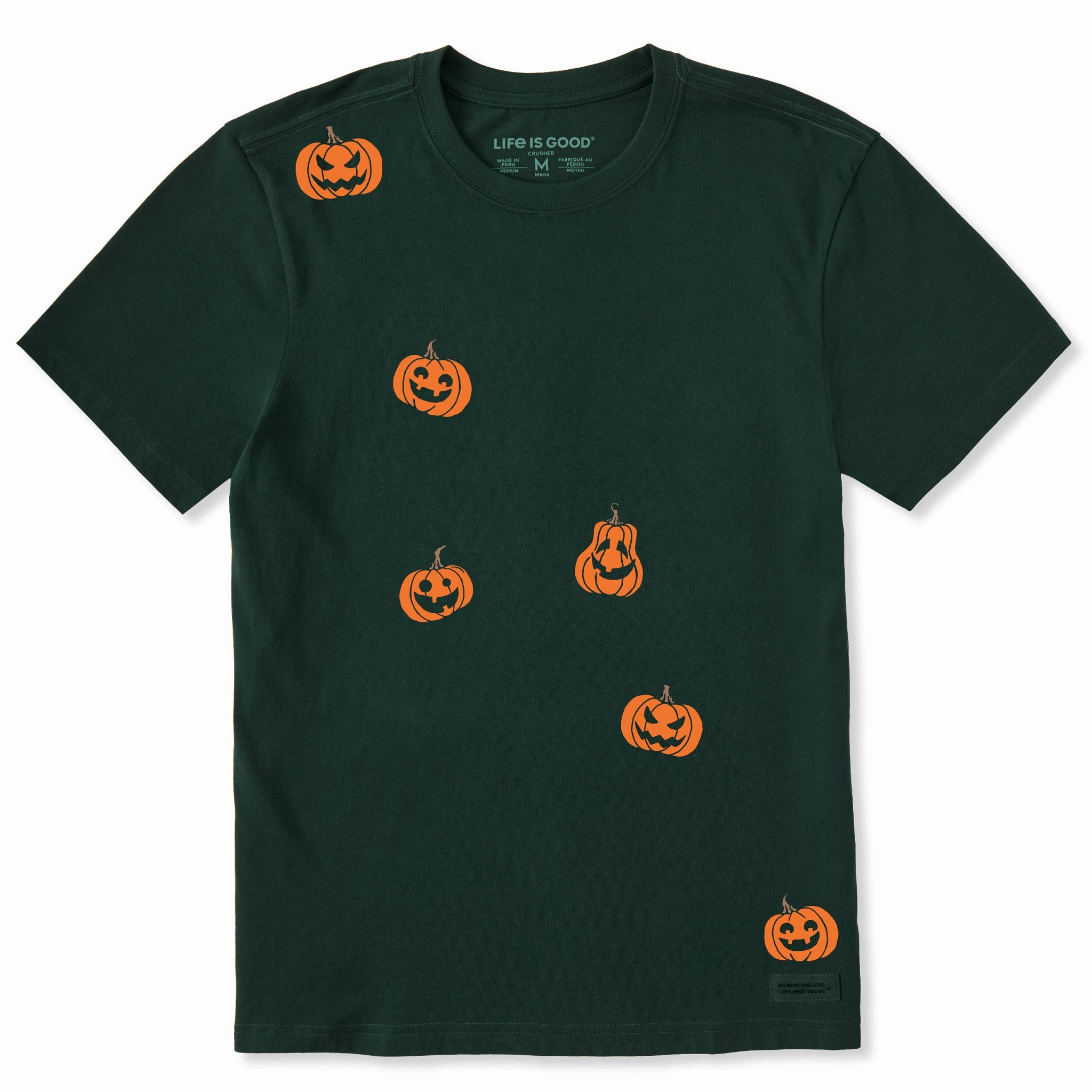 Versatile Look Men's Scattered Jacks Short Sleeve Crusher Tee