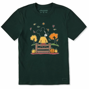 Playful Vibes Men's Sitting on the Fence Willie Short Sleeve Crusher Tee