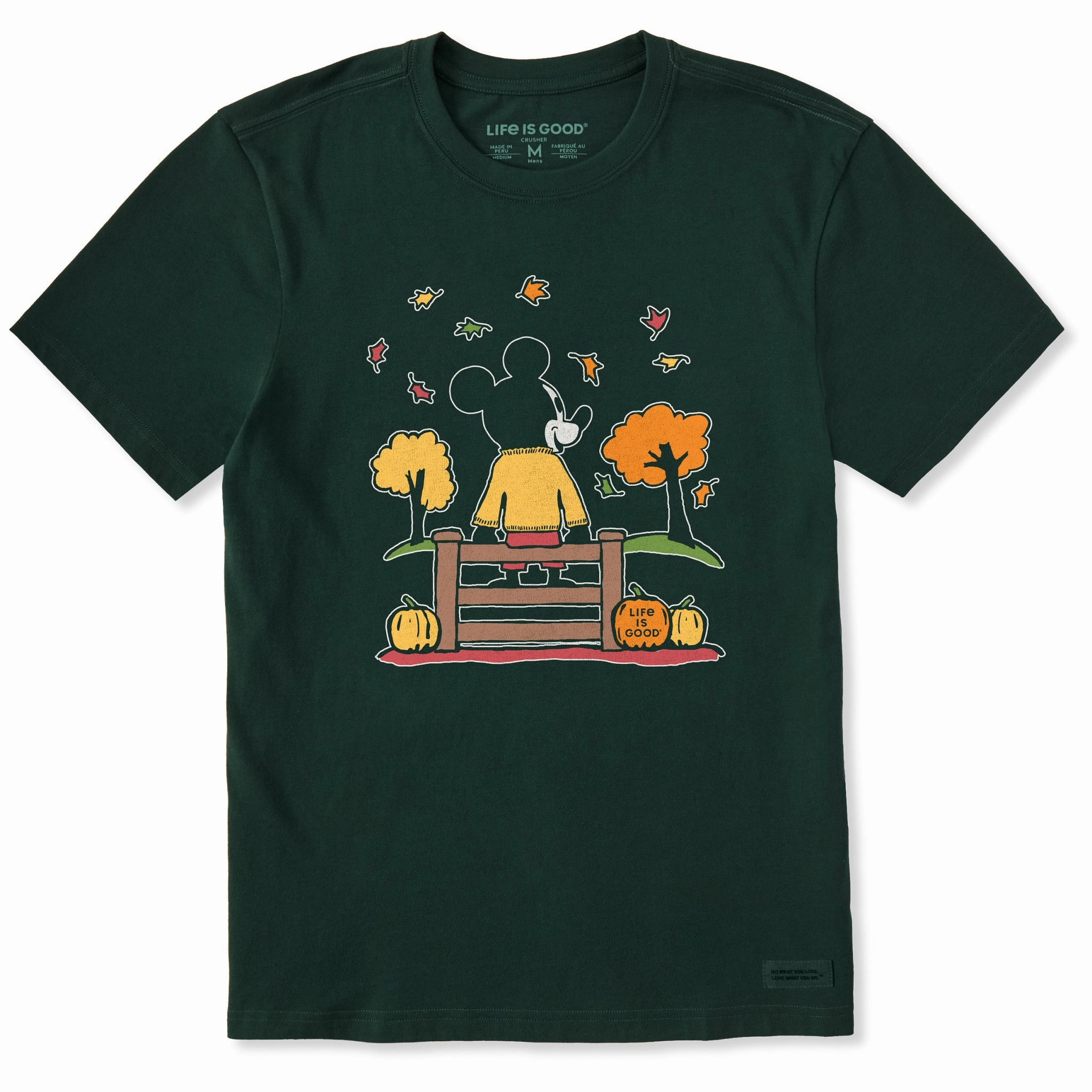 Men's Sitting on the Fence Willie Short Sleeve Crusher Tee Modern Trend Look