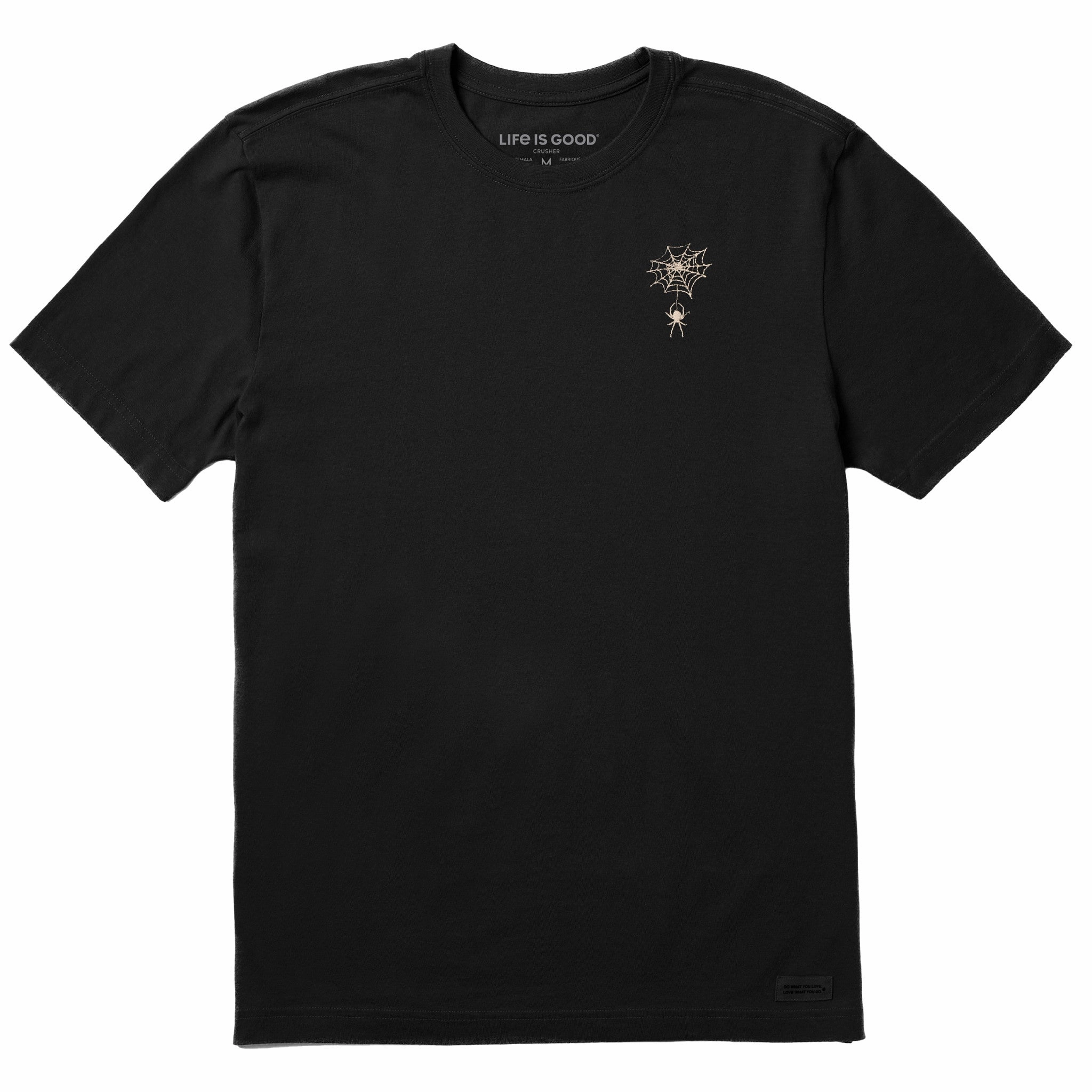 Easy Wear Look Practical Wear Men's Spiderweb Short Sleeve Crusher Tee