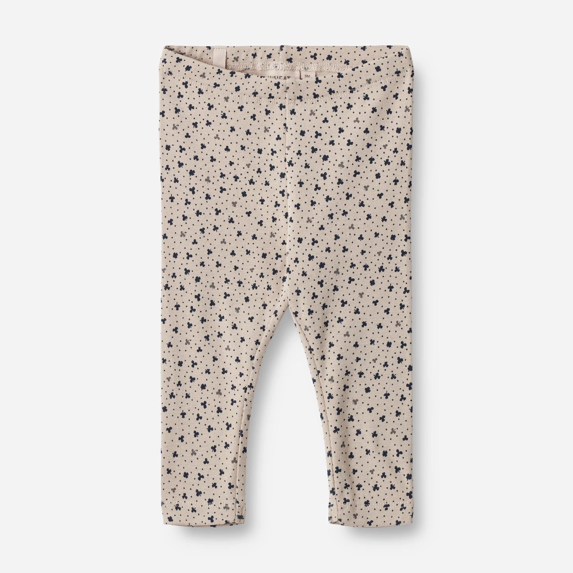 Breathable Leggings Material Jersey Leggings Jules | Baby - soft beige clover