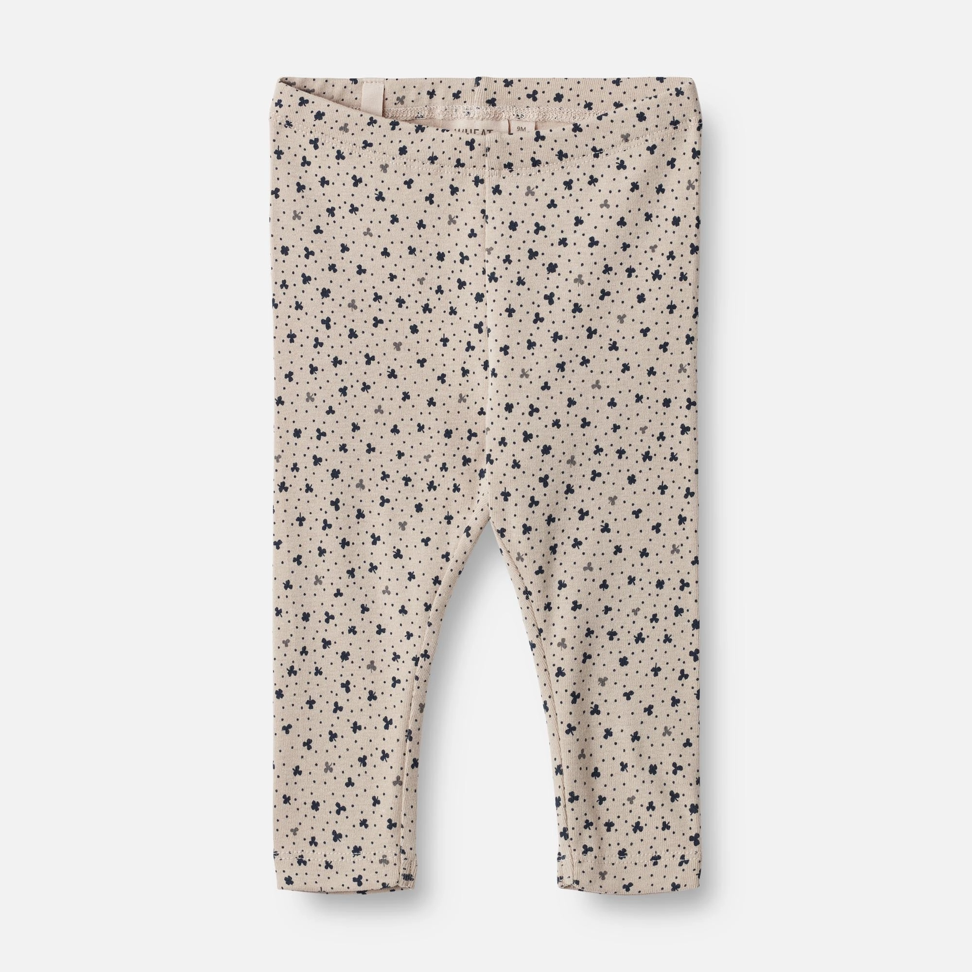 Jersey Leggings Jules | Baby - soft beige clover Thermal Comfort Cool Look