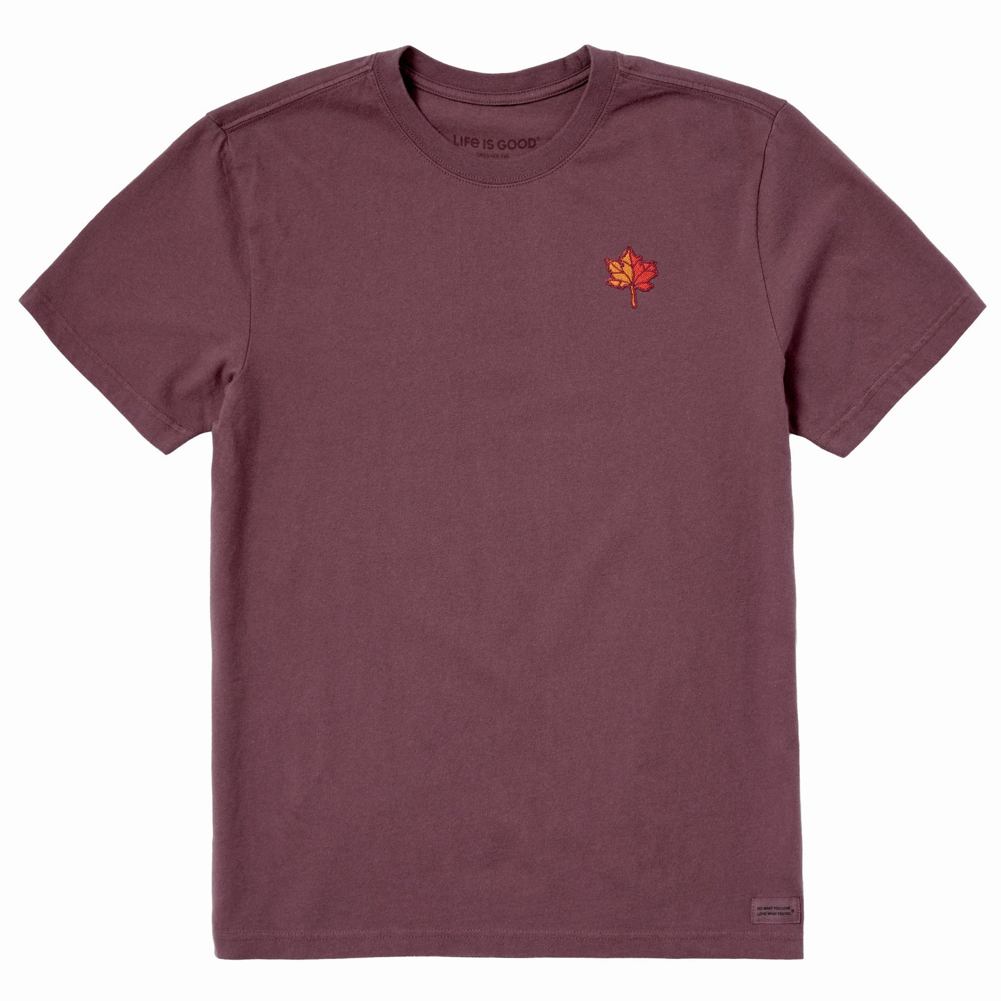 Men's Maple Leaf Short Sleeve Crusher Tee casual and comfortable