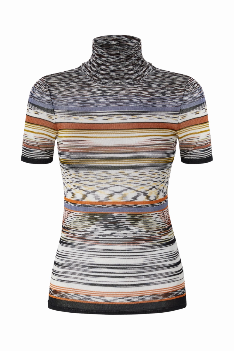 Mock Neck Sweater Roomy Design Versatile Stretch