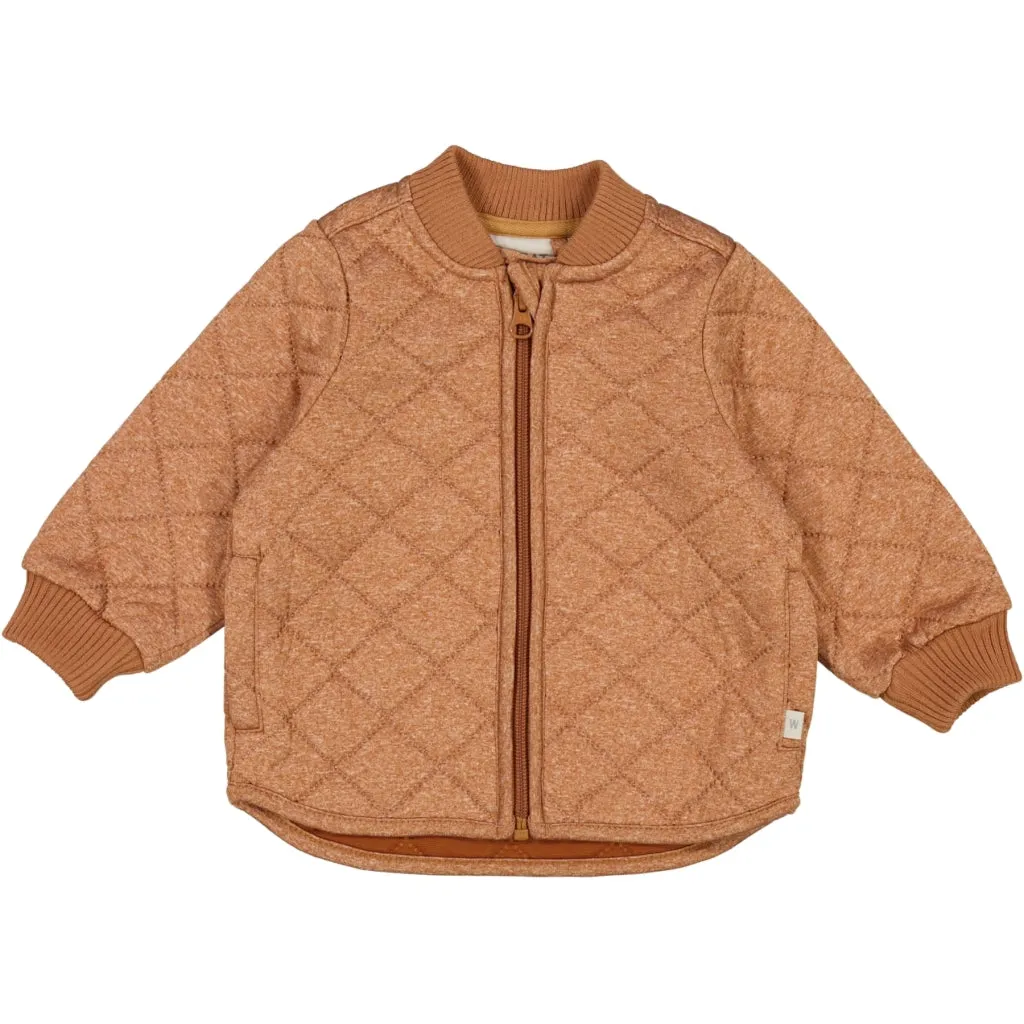Thermo Jacket Loui - amber melange Recycled Polyester Blend