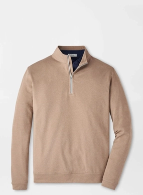 Peter Millar Perth M??lange Performance Quarter-Zip SnapFastenings