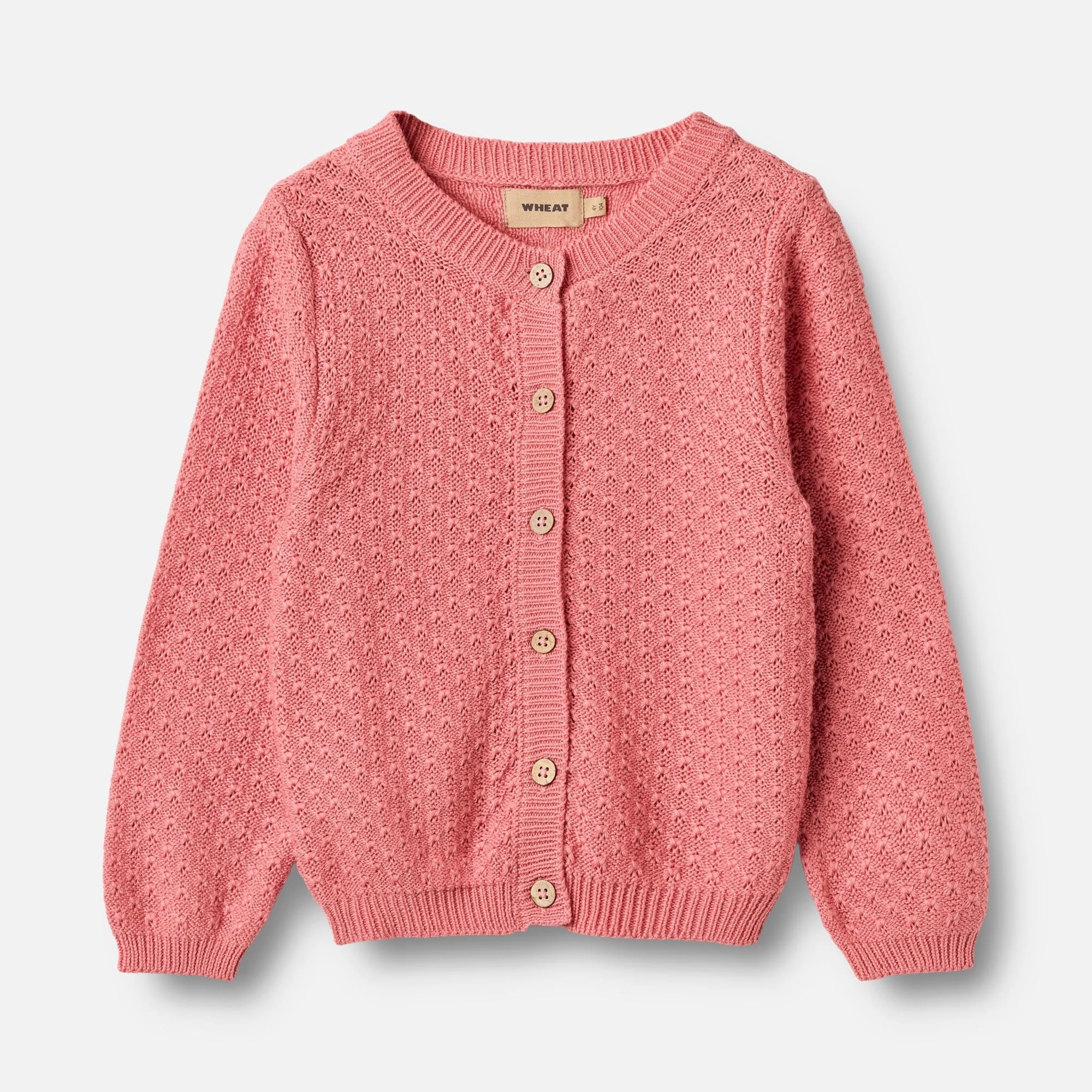 Knit Cardigan Magnella - soft pink MoistureWicking Textured Weave Polished Edge
