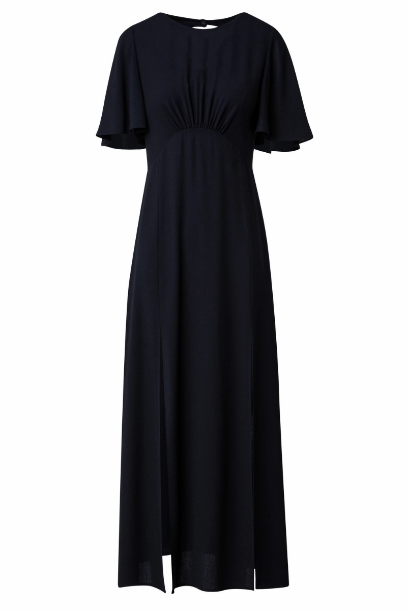 All Season Style Moss Cr??pe Dress