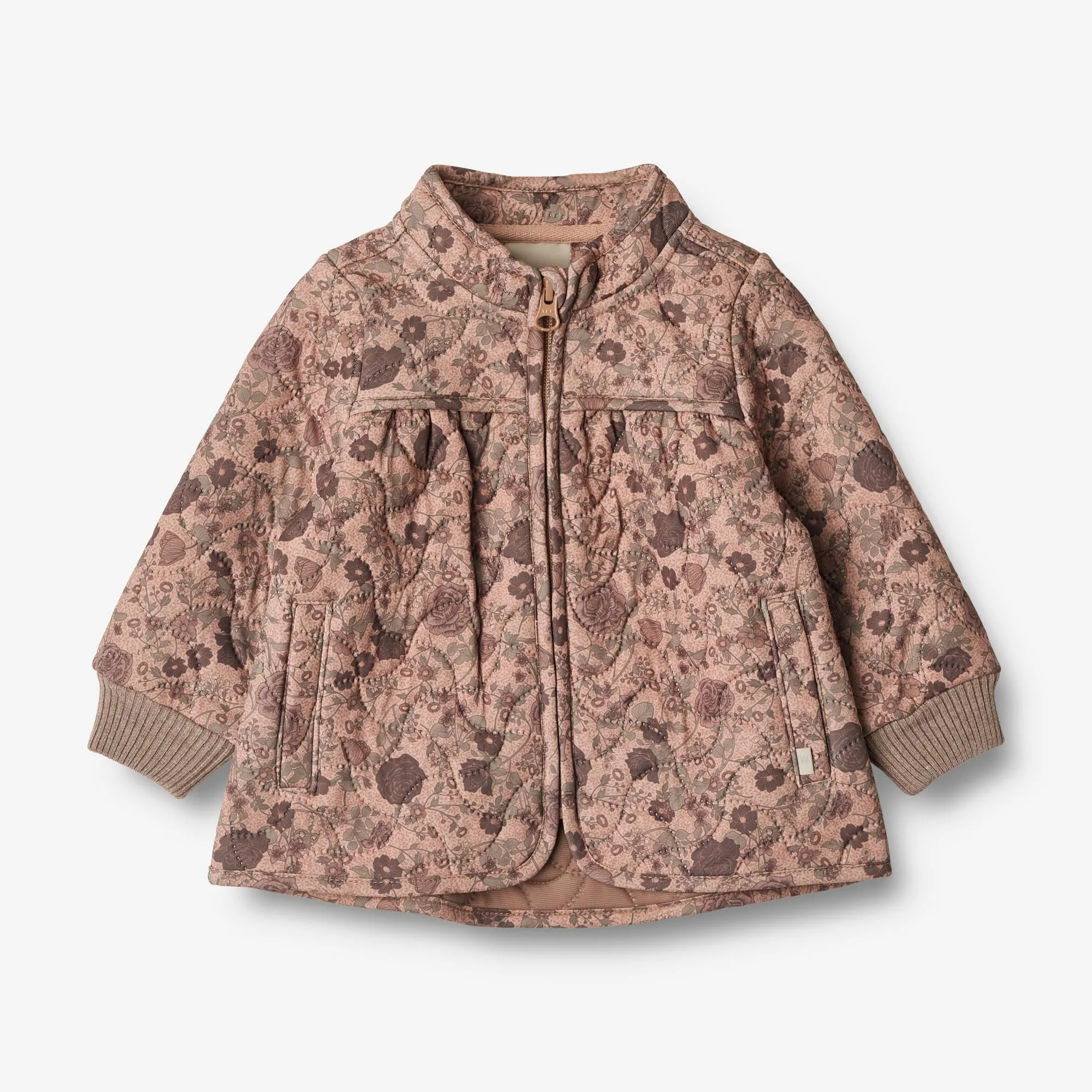Weatherproof Zipper Tech Thermo Jacket Thilde | Baby - rose dawn flowers