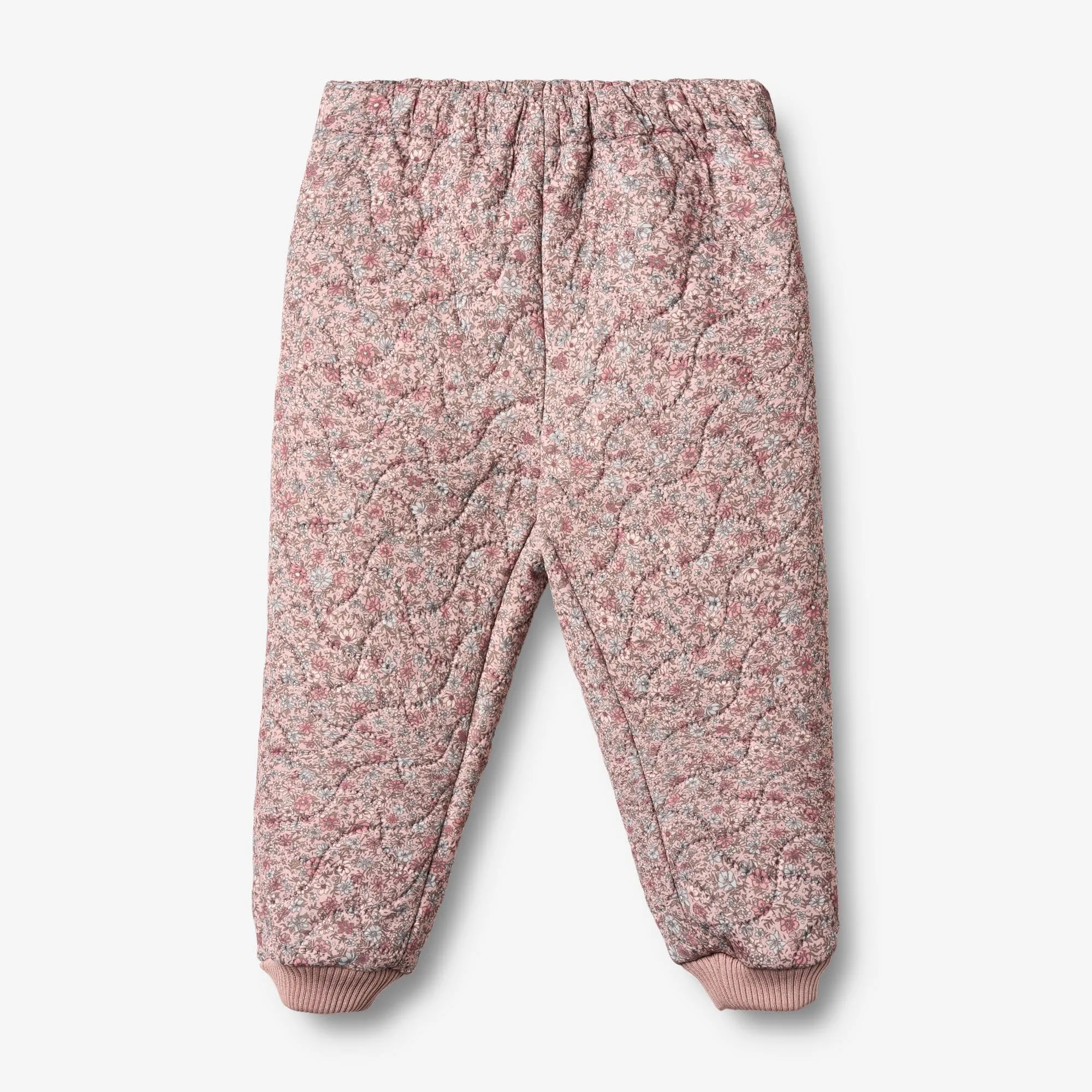 Thermo Pants Alex - soft lavender flowers Water Repellent Fabric Adjustable Hemline