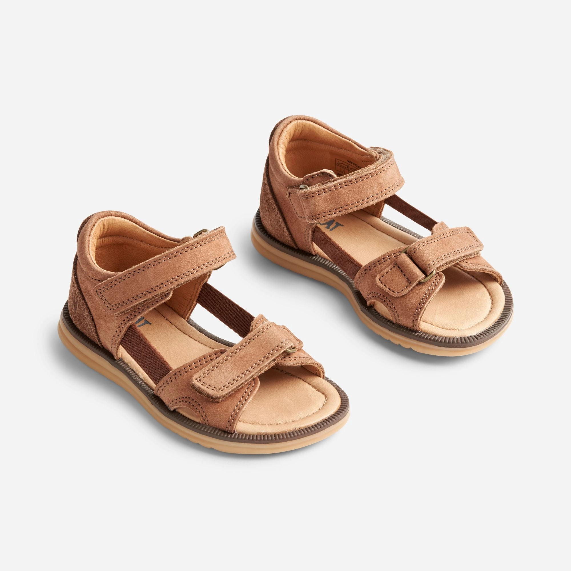 Beka Open Toe | Baby - cognac Adjustable Straps Non Irritating Seamless Edges