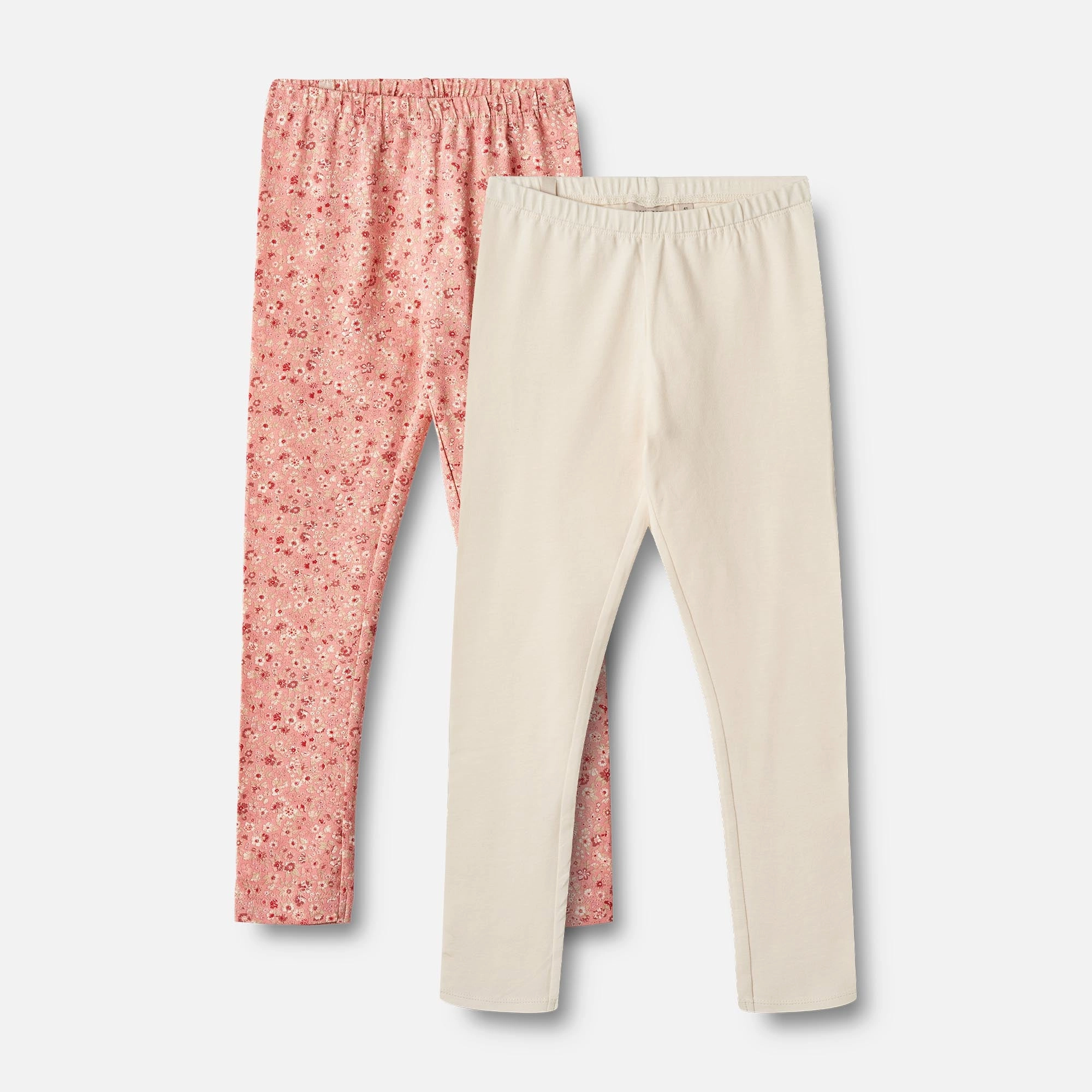 2 Leggings Jules - rosette flowers Fashionable Layers