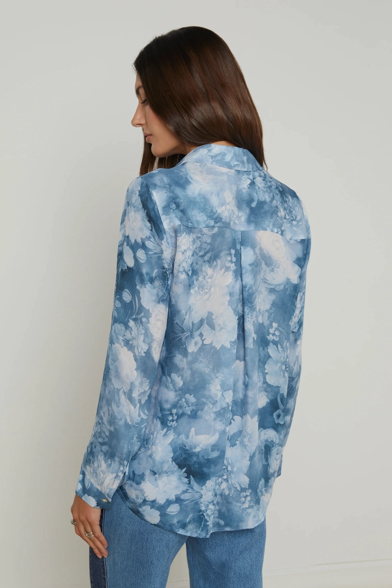 Cultural Inspired Nina Silk Blouse