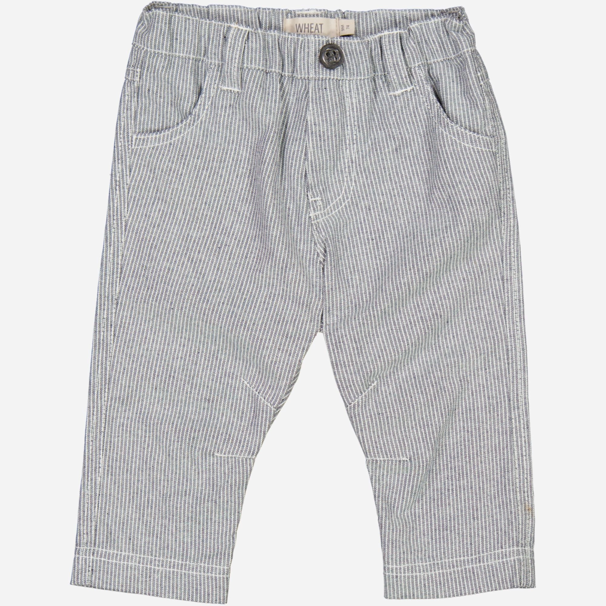 Relaxed Waist Perfectly Fit Trousers Edvard | Baby - navy denim stripe
