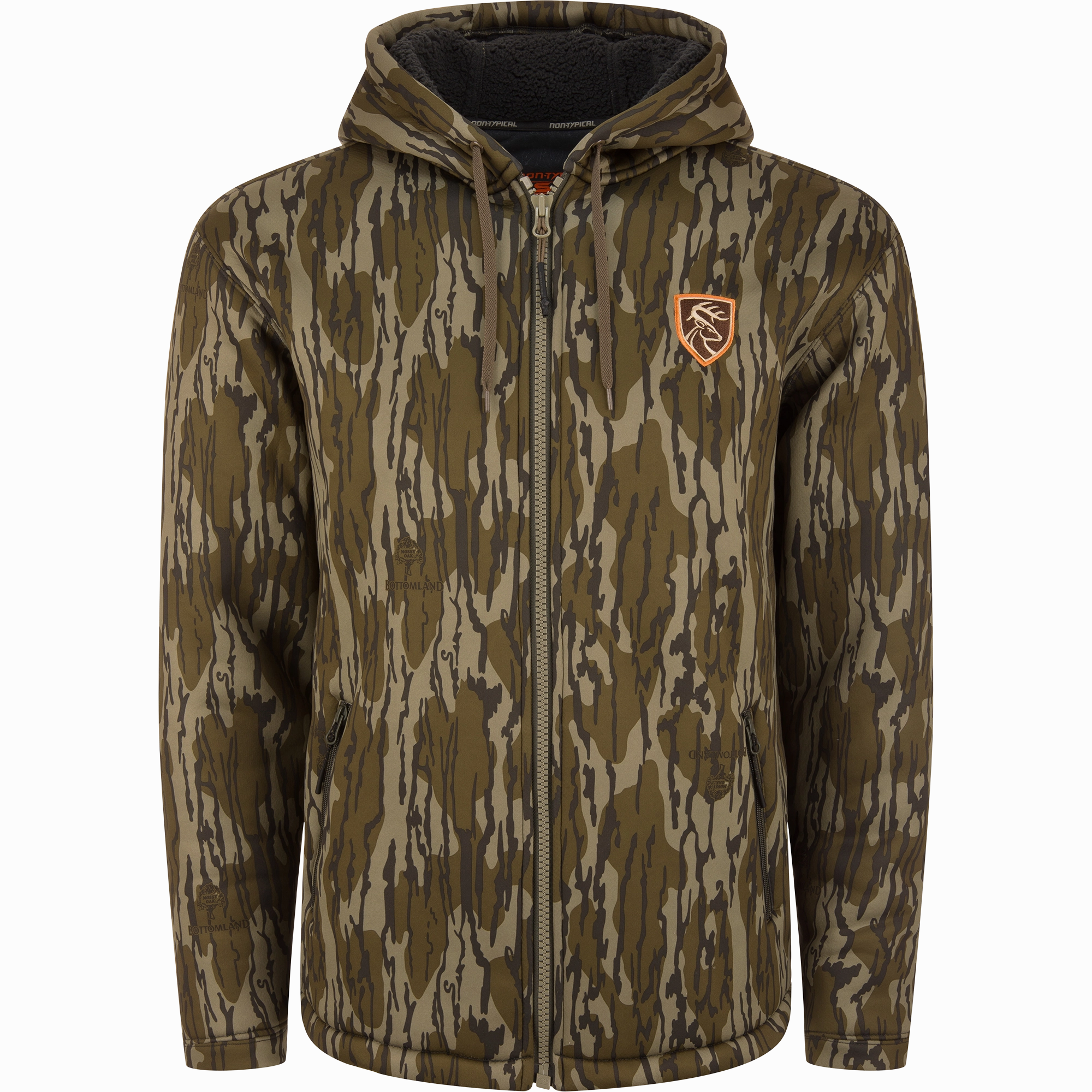 Non-Typical Silencer Full Zip Hoodie Versatile Layers