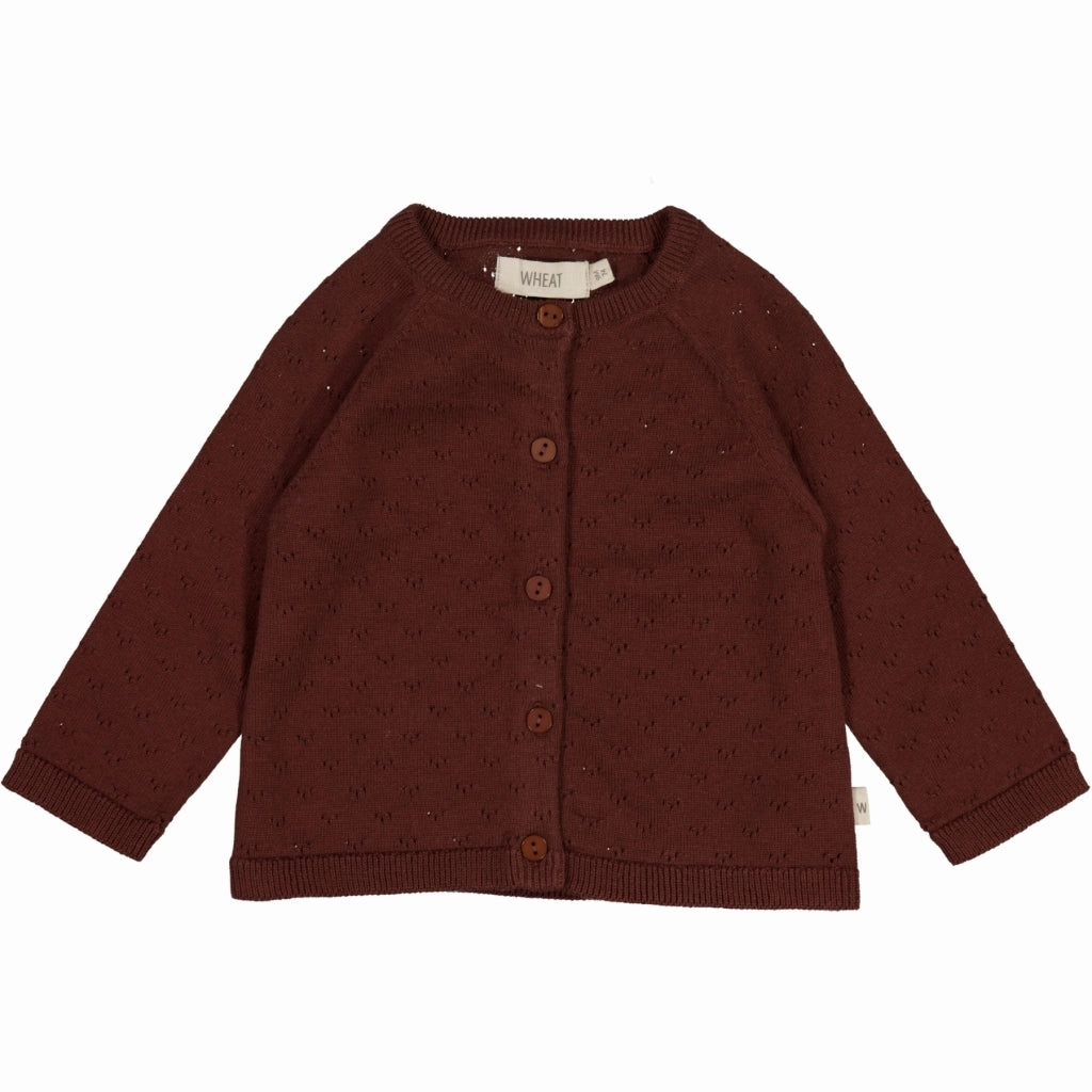Knit Cardigan Maja - maroon UVProtective Layer