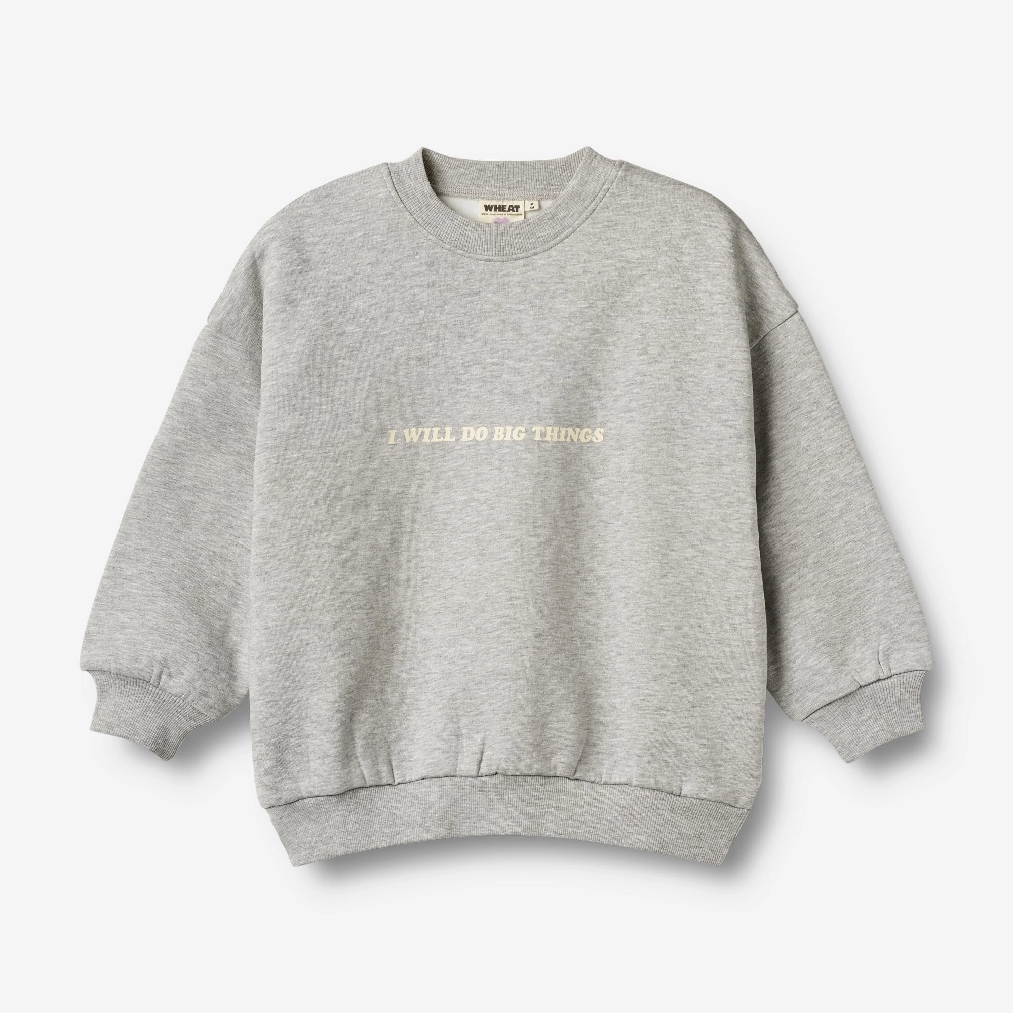Wheat x Pernille Teisb?k | Crewneck Allo - grey melange good for rainy days