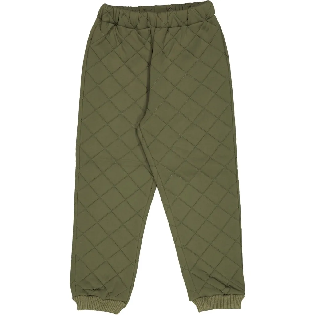 Thermo Pants Alex - dusty army Snag Free Zipper Technology