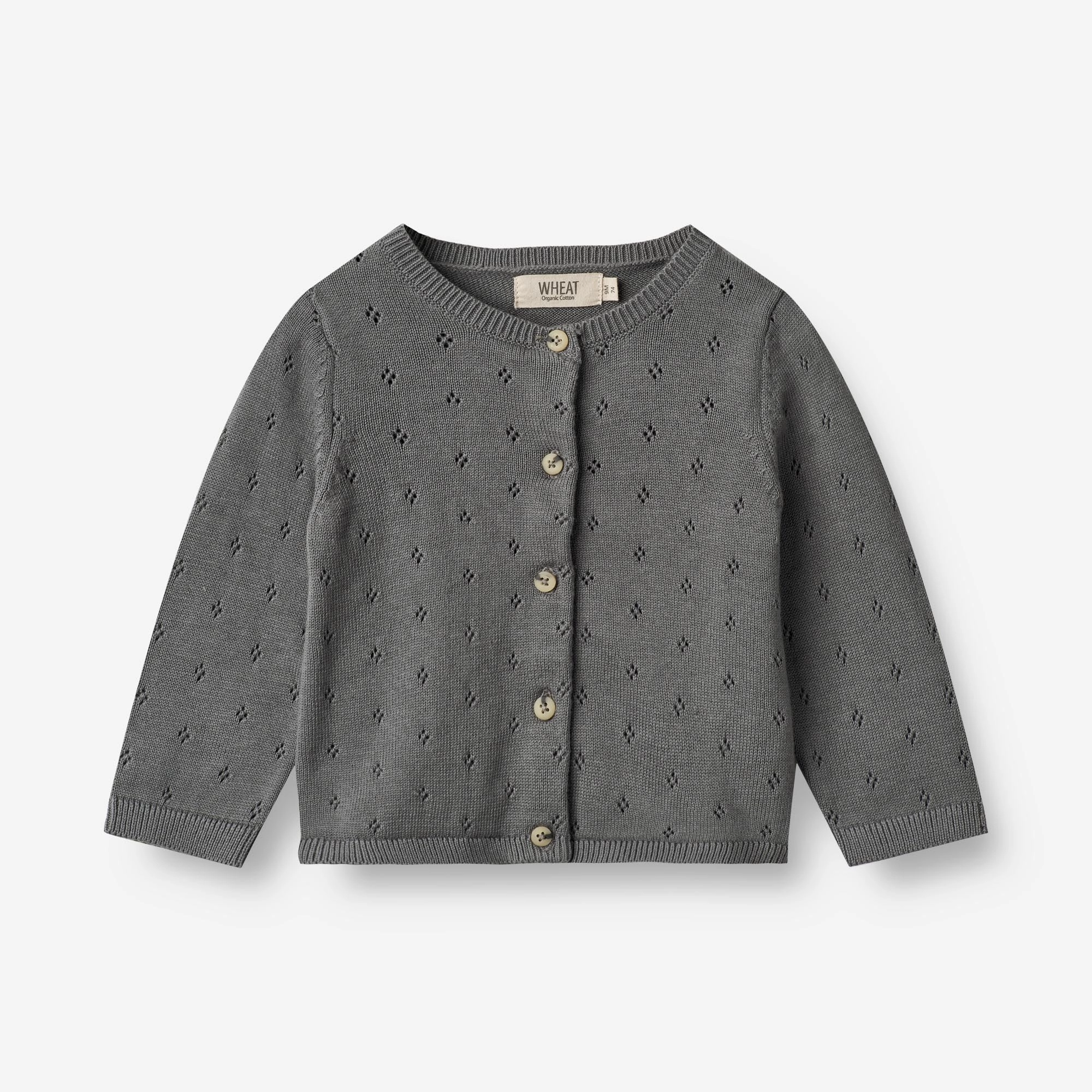 Daily Casual Lightwear Look Knit Cardigan Maia | Baby - autumn sky