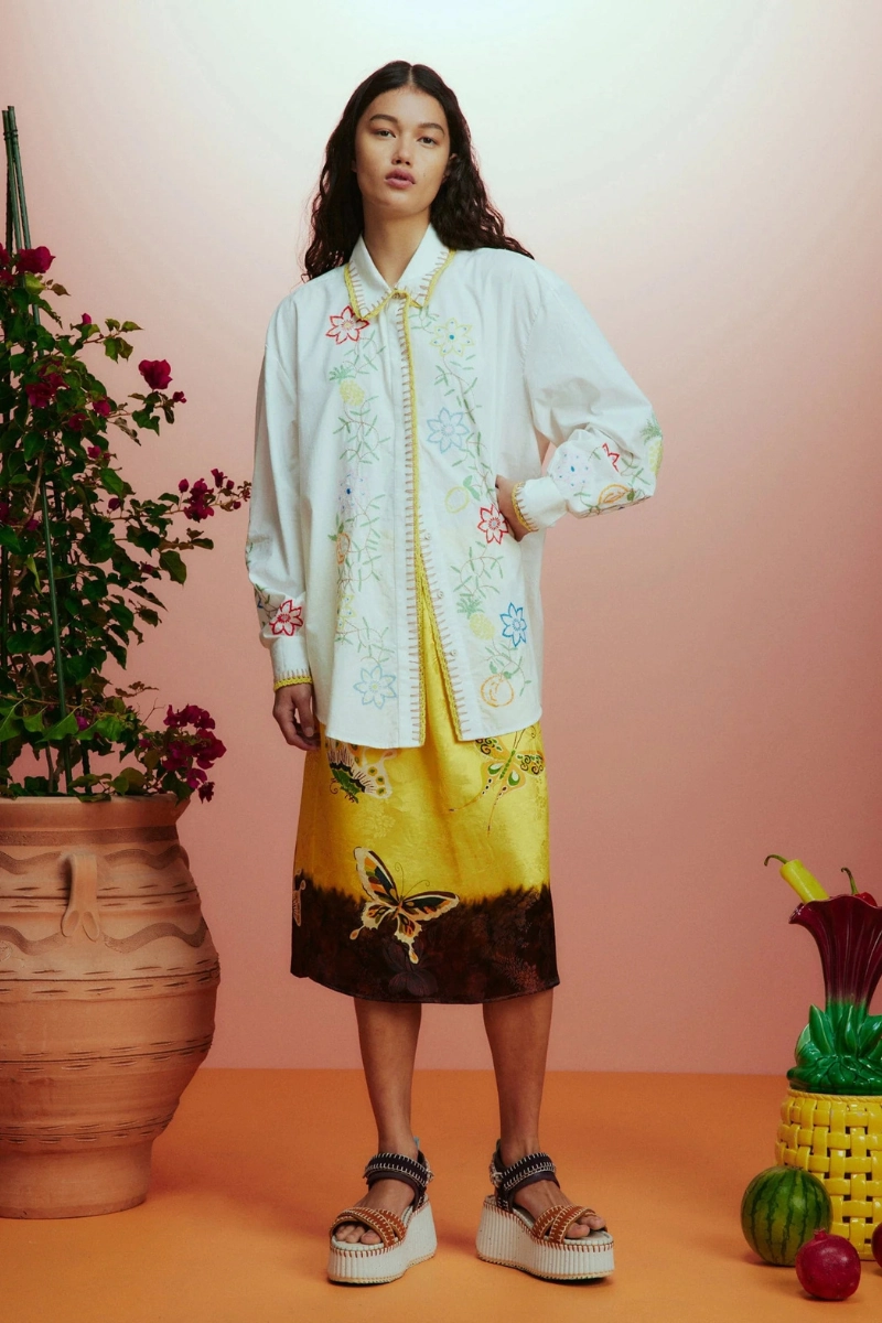 Olivia Embroidered Shirt Eco-friendly