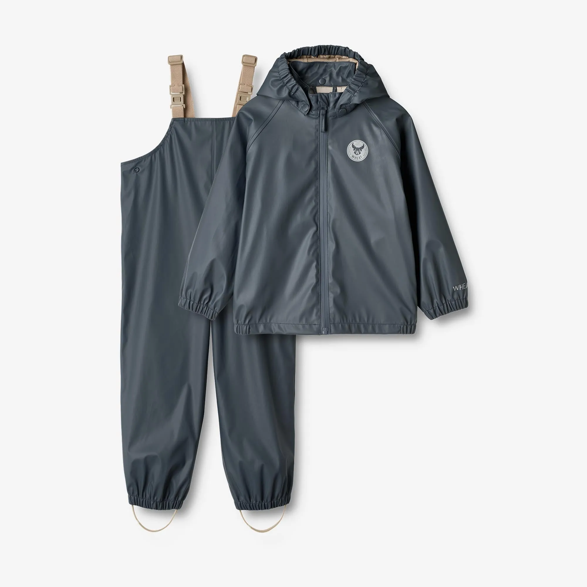 Hidden Zipper Closure Rainwear Charlie - ink