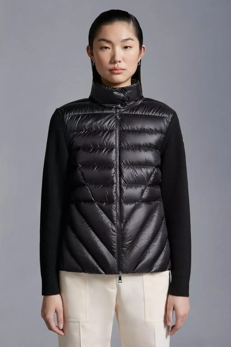 Active Fit suitable for holidays Padded Wool Cardigan