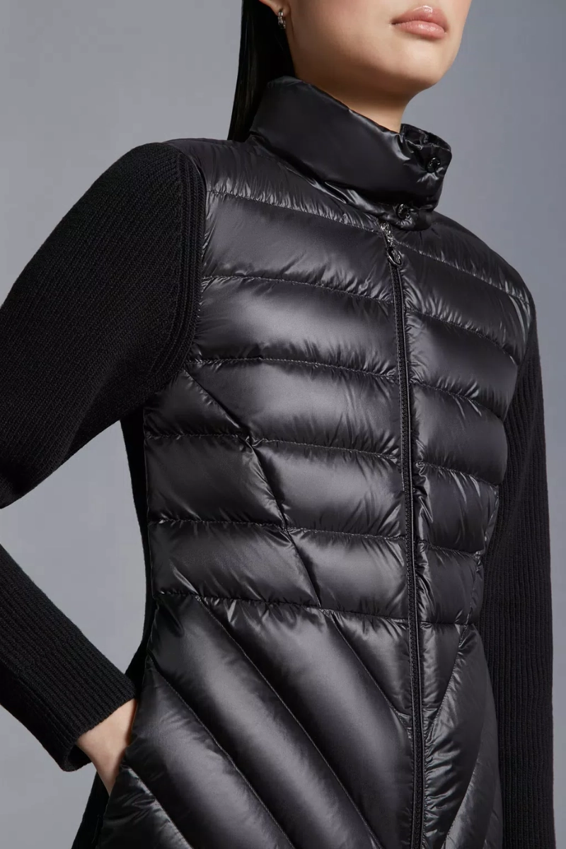 Padded Wool Cardigan Broadcast Performance Protection