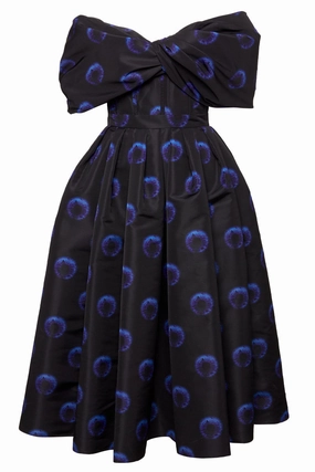 Iris Draped Dress Shine Soft Polished Form