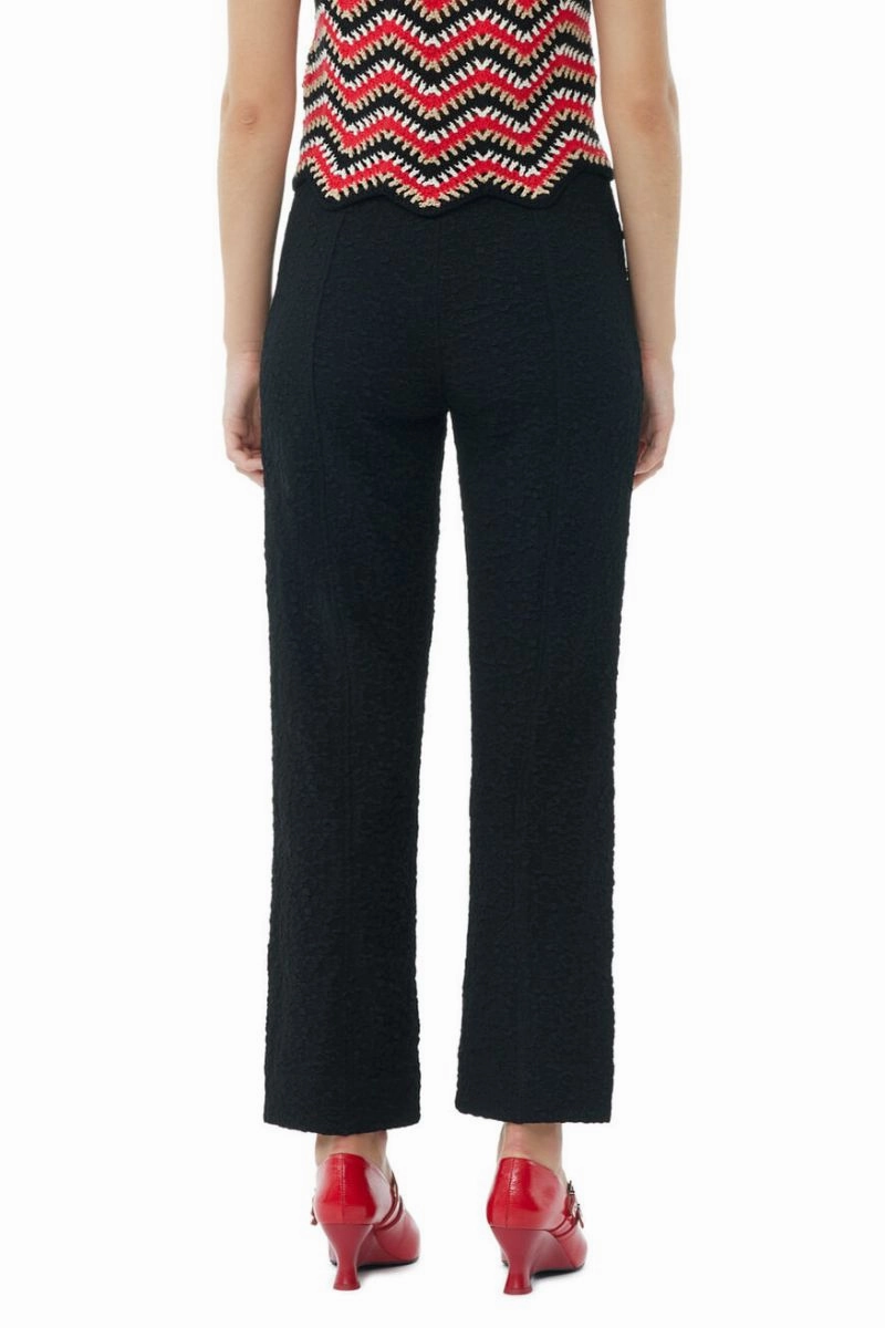 Thermal Regulating Stretch Fit Wear Textured Cropped Pants