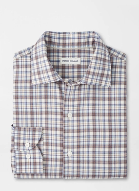 product anniversary charm Peter Millar Waynesville Performance Flannel Sport Shirt