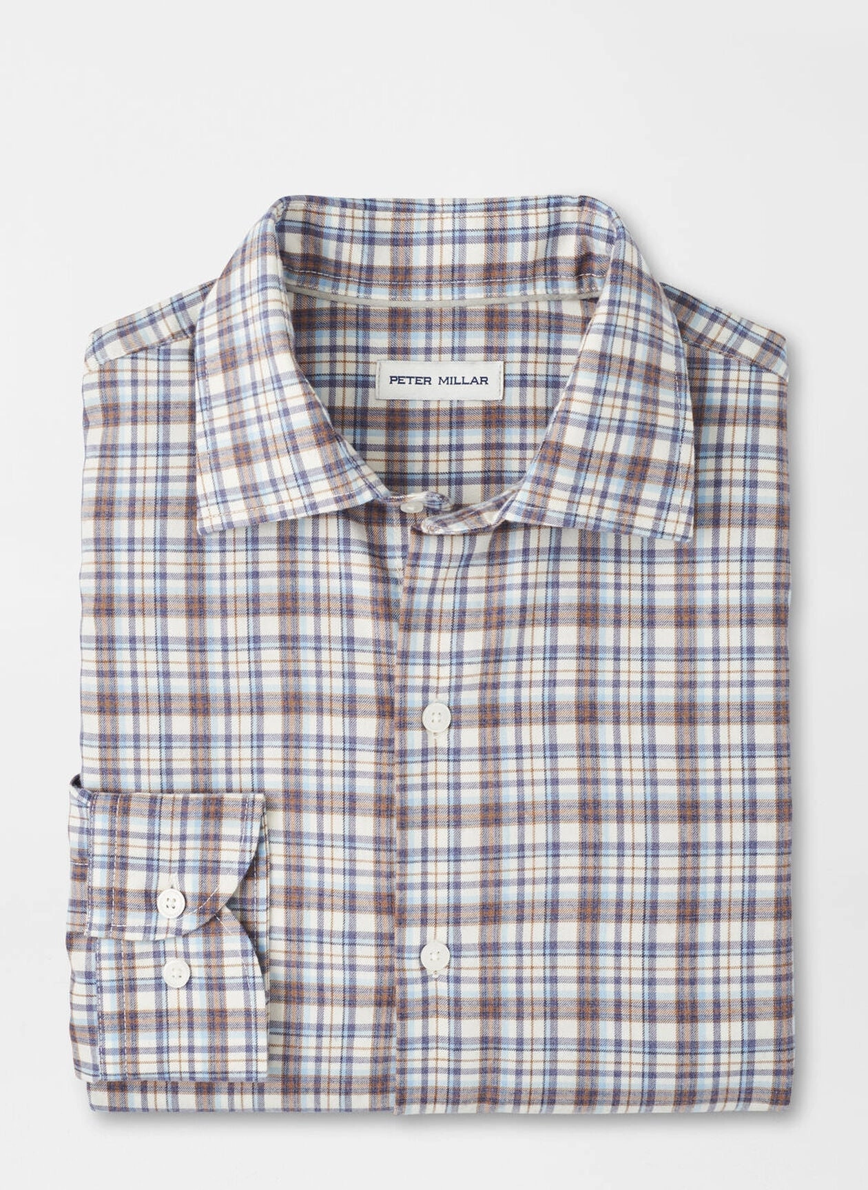 product anniversary charm Peter Millar Waynesville Performance Flannel Sport Shirt