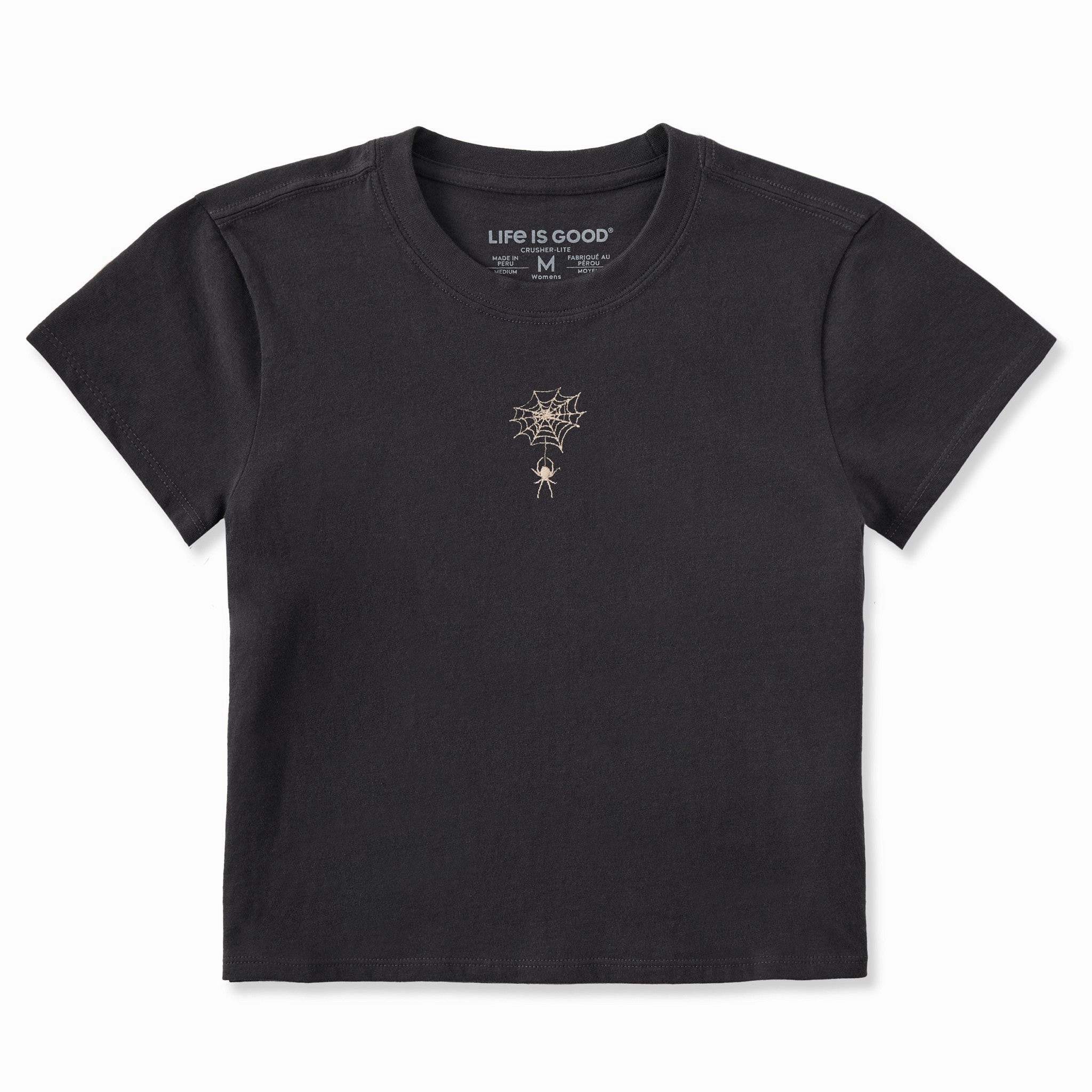 Quick Dry Fabric Women's Spiderweb Crusher-LITE Shrunken Tee