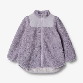 Airy Warmth Softshell Fabric Pile Jacket Vema - lavender