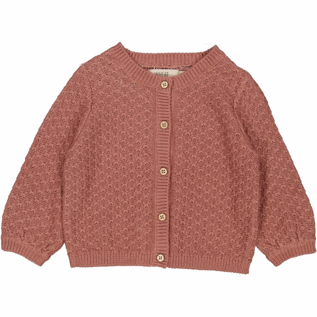 Knit Cardigan Magnella - rose cheeks Bonded Seam Reinforcement Winter Comfort
